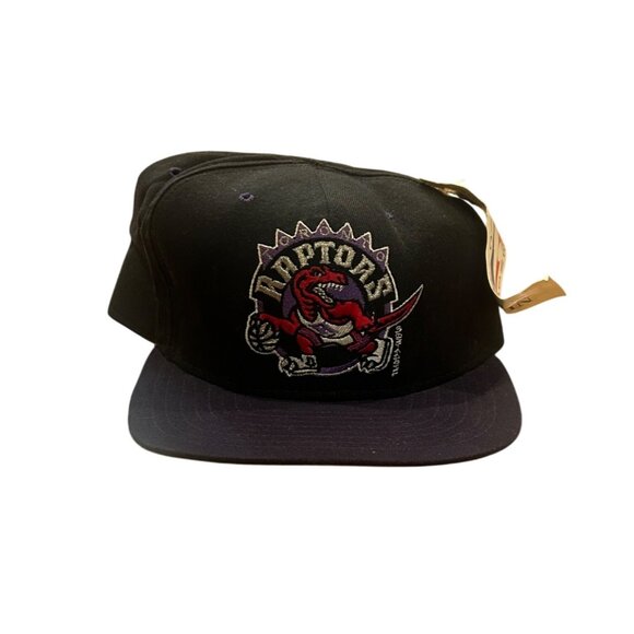 Deadstock Vintage 1990's New Era Pro Model Toronto Raptors NBA Snapback Hat Read - Picture 1 of 8
